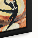 Modern Wall Art - Dynamic Acrobatic Dancer with Vibrant Energy