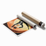 Modern Wall Art - Dynamic Acrobatic Dancer with Vibrant Energy