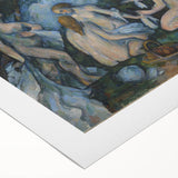Impressionist Wall Art: The Large Bathers Famous by Paul Cézanne