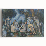 Impressionist Wall Art: The Large Bathers Famous by Paul Cézanne