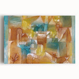 Modern Wall Art - Abstract Architectural Facade in Earthy Tones