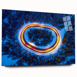 Loop of Light – Energetic Photography from Above in Winter Forest