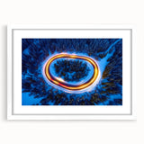 Loop of Light – Energetic Photography from Above in Winter Forest