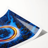 Loop of Light – Energetic Photography from Above in Winter Forest