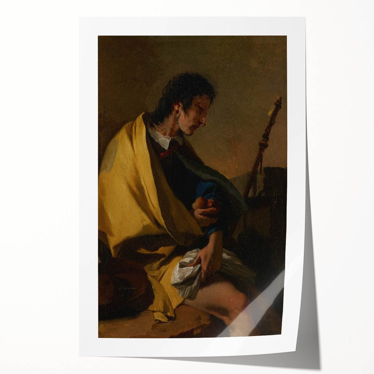 Romanticism Art: Saint Roch by Tiepolo Classic Canvas Print