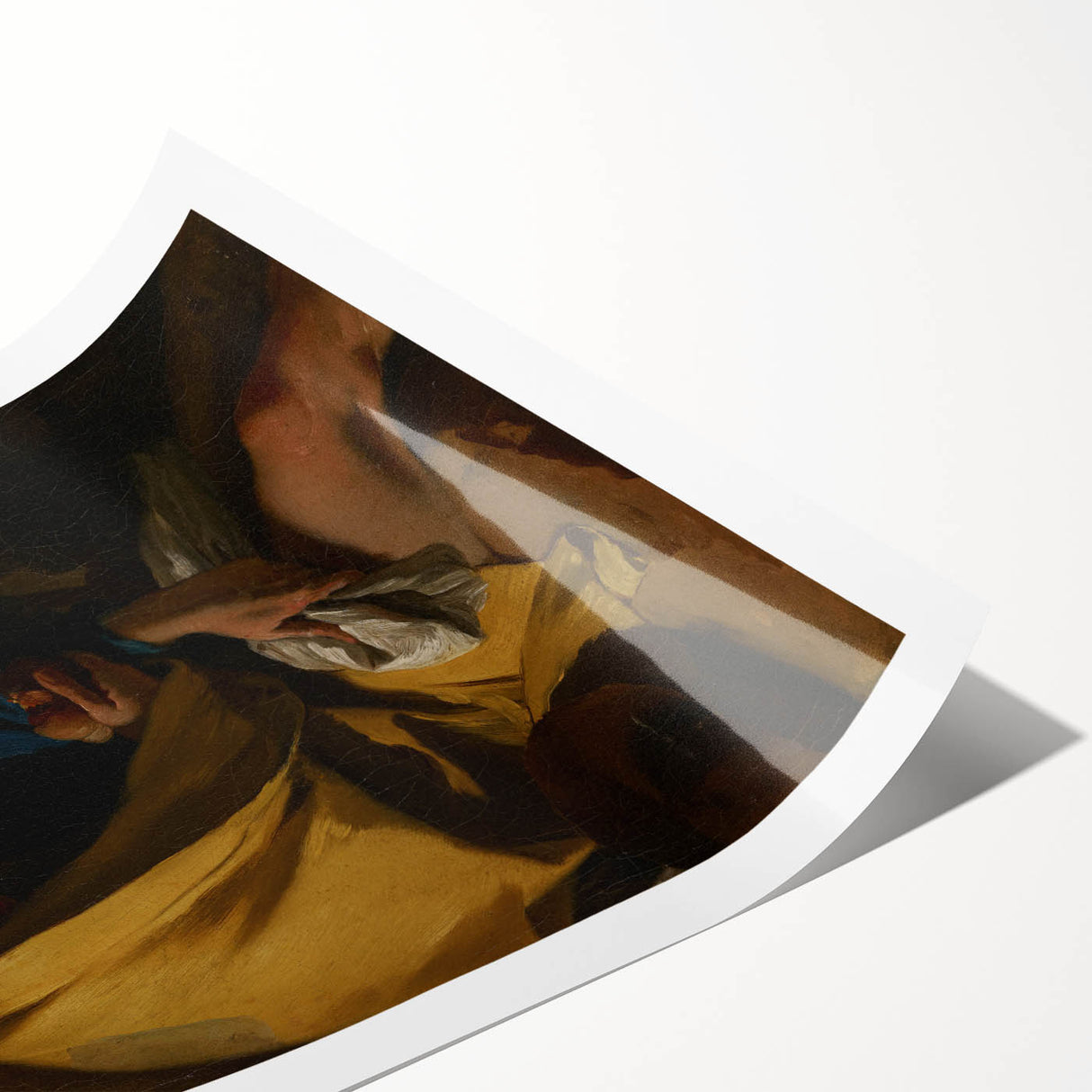Romanticism Art: Saint Roch by Tiepolo Classic Canvas Print
