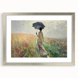 Elegant Rainy Stroll Office Wall Art – Modern Corporate Decor
