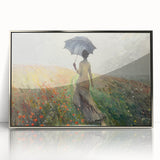 Elegant Rainy Stroll Office Wall Art – Modern Corporate Decor
