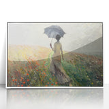 Elegant Rainy Stroll Office Wall Art – Modern Corporate Decor