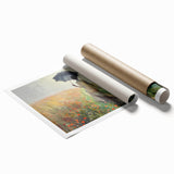 Elegant Rainy Stroll Office Wall Art – Modern Corporate Decor