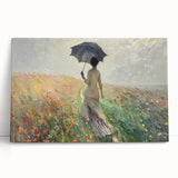 Elegant Rainy Stroll Office Wall Art – Modern Corporate Decor