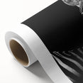 Rolled canvas artwork depicting vibrant African animal designs, showcasing intricate patterns and colors, securely packaged in a protective cardboard tube for safe delivery.