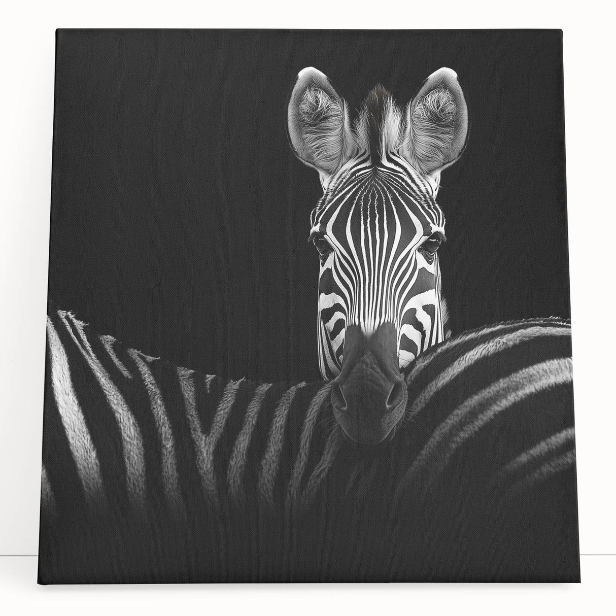 Stretched canvas artwork depicting a vibrant animal design, showcasing rich colors and intricate details, perfect for enhancing home decor. Ideal for animal lovers and art enthusiasts.