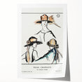 Vintage Art Deco Wall Art - Trois Chapeaux Fashion Hat Illustration