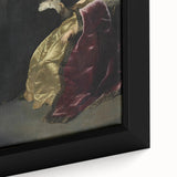 Baroque Art Print - Golden Elegance and Mystery in a Dim Setting