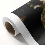 Baroque Art Print - Golden Elegance and Mystery in a Dim Setting