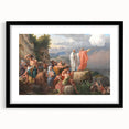 Neoclassical Art Print: Moses and the Red Sea by Eckersberg - Epic Scene