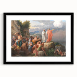 Neoclassical Art Print: Moses and the Red Sea by Eckersberg - Epic Scene