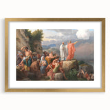 Neoclassical Art Print: Moses and the Red Sea by Eckersberg - Epic Scene