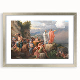Neoclassical Art Print: Moses and the Red Sea by Eckersberg - Epic Scene