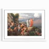 Neoclassical Art Print: Moses and the Red Sea by Eckersberg - Epic Scene