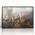 Neoclassical Art Print: Moses and the Red Sea by Eckersberg - Epic Scene