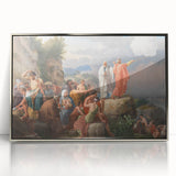 Neoclassical Art Print: Moses and the Red Sea by Eckersberg - Epic Scene