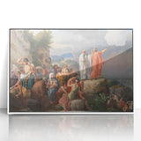 Neoclassical Art Print: Moses and the Red Sea by Eckersberg - Epic Scene