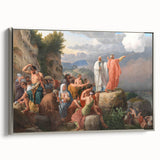Neoclassical Art Print: Moses and the Red Sea by Eckersberg - Epic Scene