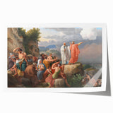 Neoclassical Art Print: Moses and the Red Sea by Eckersberg - Epic Scene