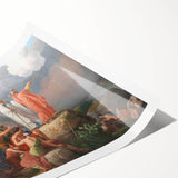 Neoclassical Art Print: Moses and the Red Sea by Eckersberg - Epic Scene