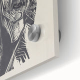 Bold Expressionist Portrait - Dr. Ludwig Binswanger Canvas Print