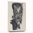Bold Expressionist Portrait - Dr. Ludwig Binswanger Canvas Print