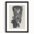 Bold Expressionist Portrait - Dr. Ludwig Binswanger Canvas Print