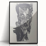 Bold Expressionist Portrait - Dr. Ludwig Binswanger Canvas Print