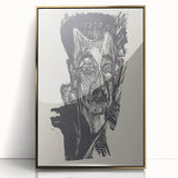 Bold Expressionist Portrait - Dr. Ludwig Binswanger Canvas Print