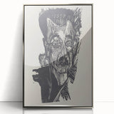 Bold Expressionist Portrait - Dr. Ludwig Binswanger Canvas Print