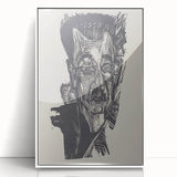 Bold Expressionist Portrait - Dr. Ludwig Binswanger Canvas Print