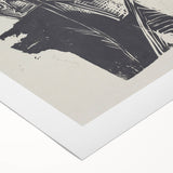 Bold Expressionist Portrait - Dr. Ludwig Binswanger Canvas Print