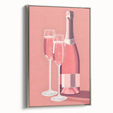 Landscape art painting featuring colorful fields under a stormy sky, printed on a silver-framed canvas.