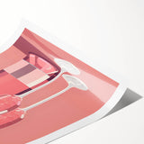 Extra large wall art featuring line art flowers in black on white, rolled print, suitable for large living room decor.