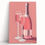 Large black and white stretched canvas featuring assorted kitchen utensils, ideal for kitchen wall art.