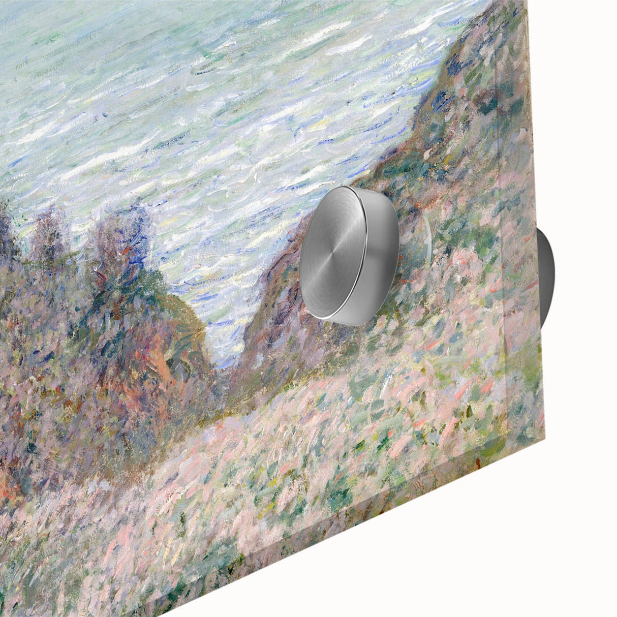 Impressionist Coastal Wall Art - Monet's Cabin by the Sea, Framed Print