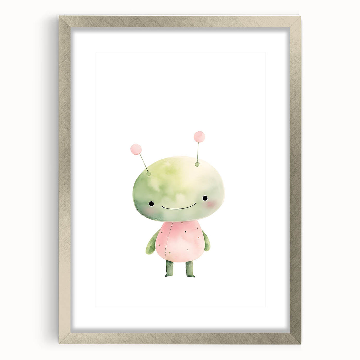 Playroom Wall Art - Adorable Alien Kids Room Art Prints
