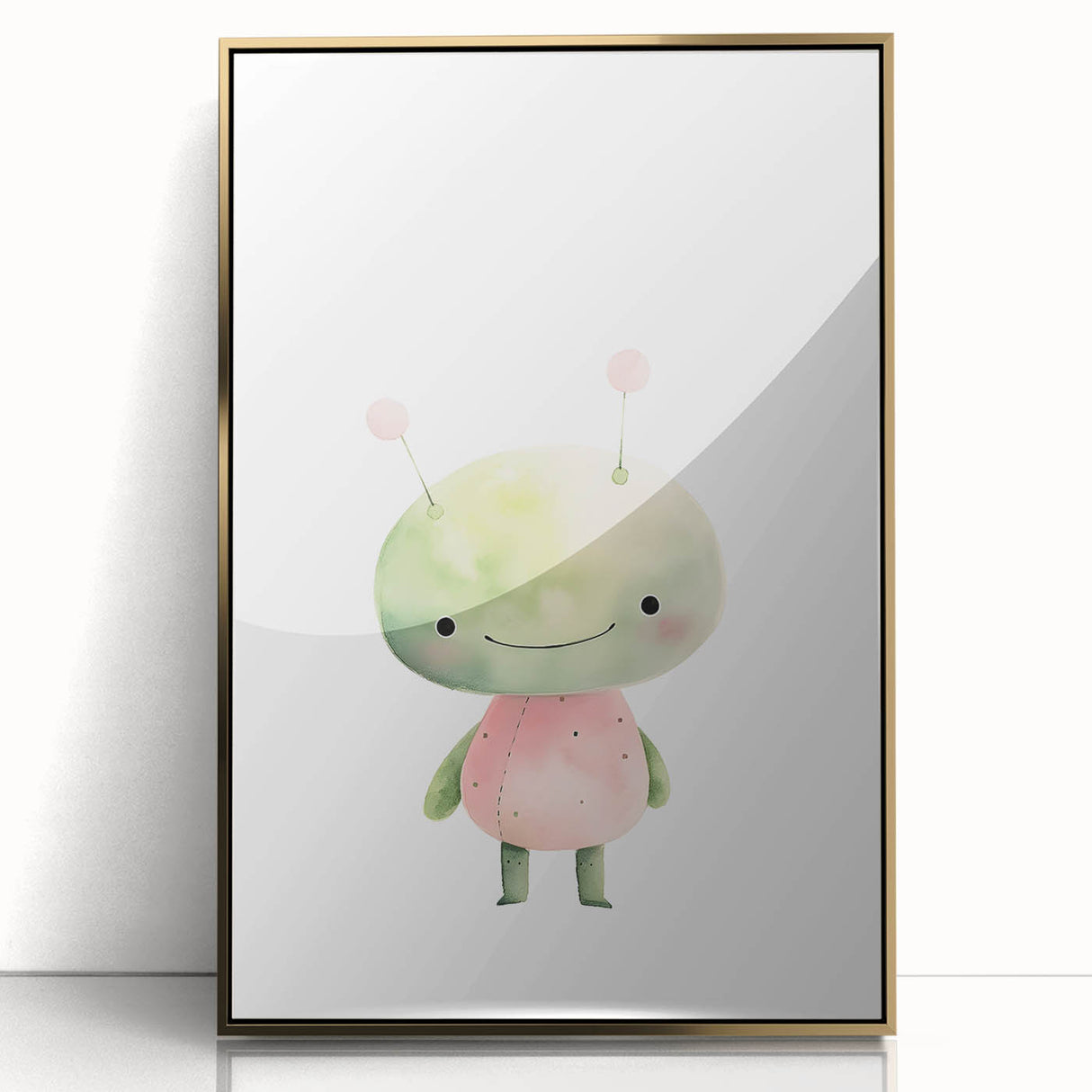Playroom Wall Art - Adorable Alien Kids Room Art Prints