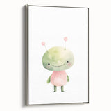 Playroom Wall Art - Adorable Alien Kids Room Art Prints