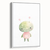 Playroom Wall Art - Adorable Alien Kids Room Art Prints