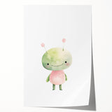 Playroom Wall Art - Adorable Alien Kids Room Art Prints
