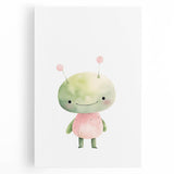 Playroom Wall Art - Adorable Alien Kids Room Art Prints