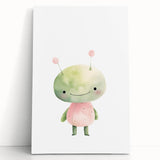 Playroom Wall Art - Adorable Alien Kids Room Art Prints